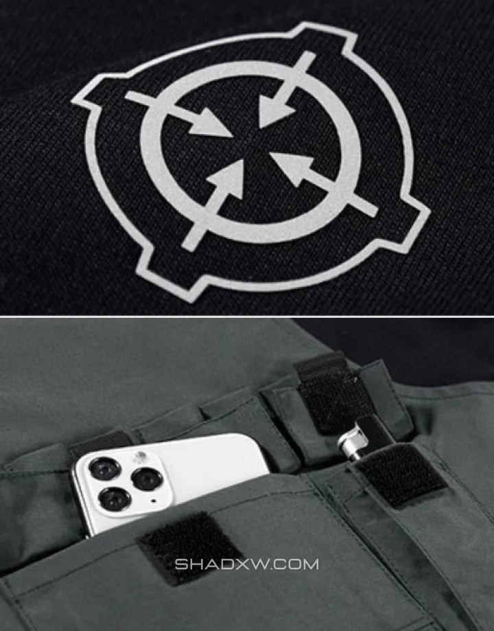 Black tactical shirt