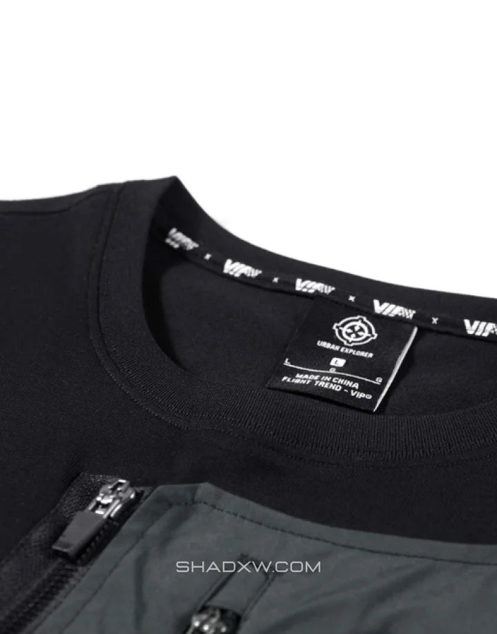 Black tactical shirt