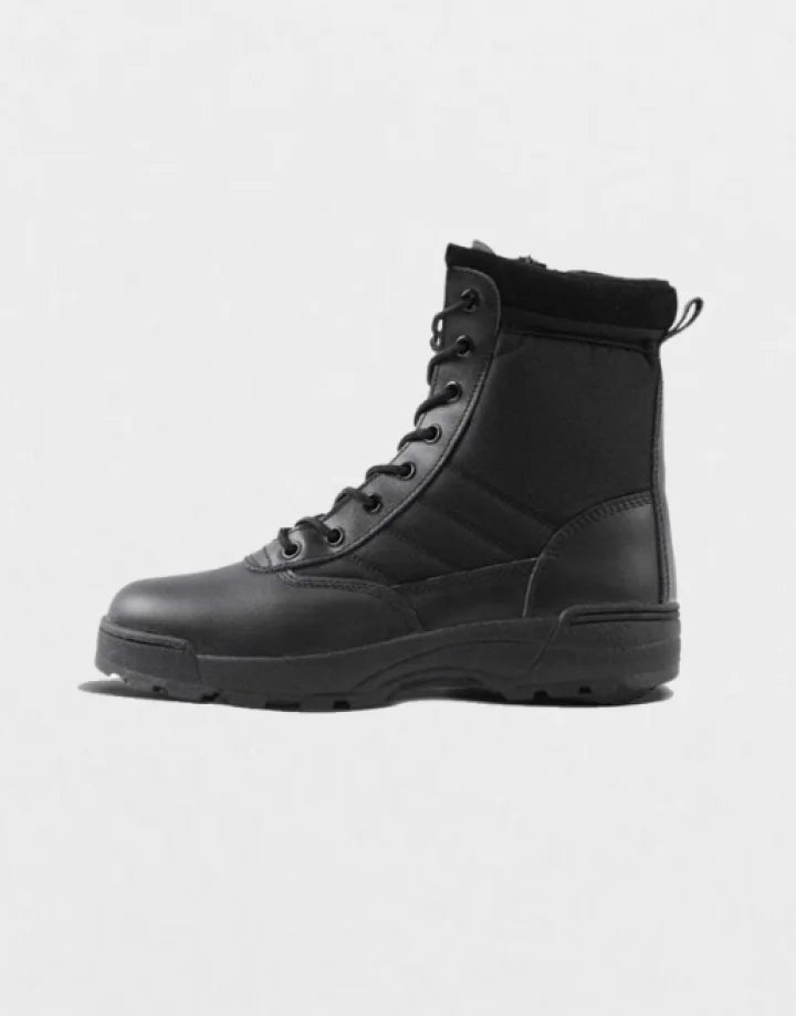 Black Tactical Side Zip Boots | Techwear