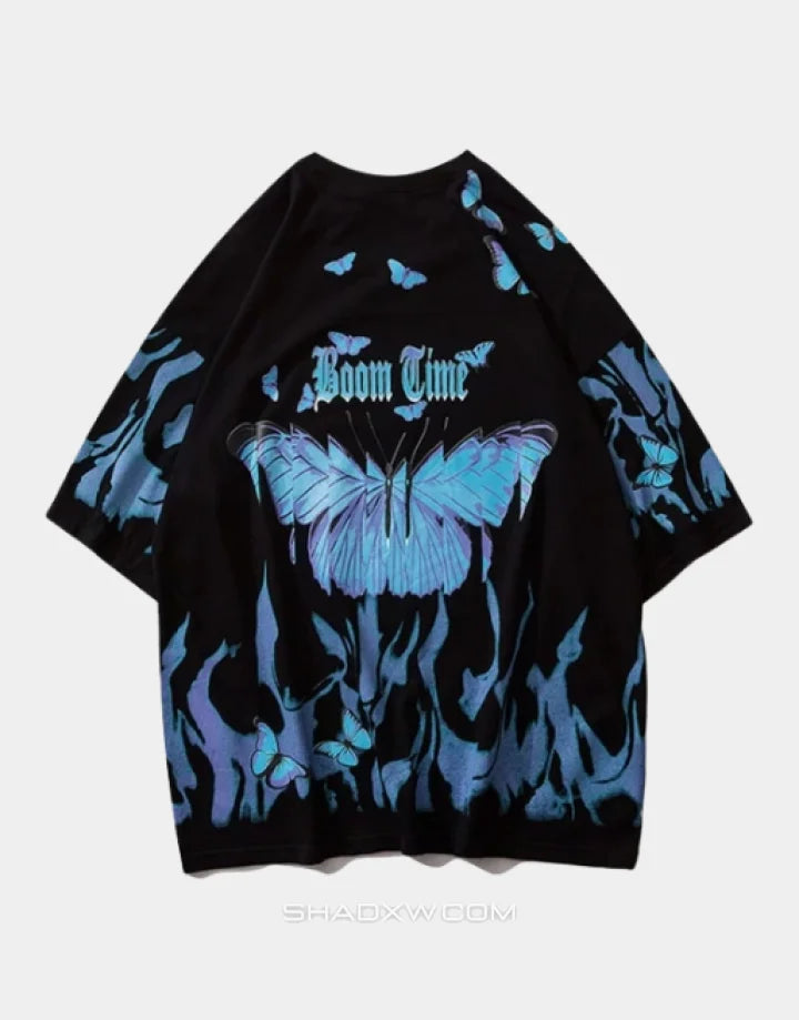 Blue Butterfly Shirt