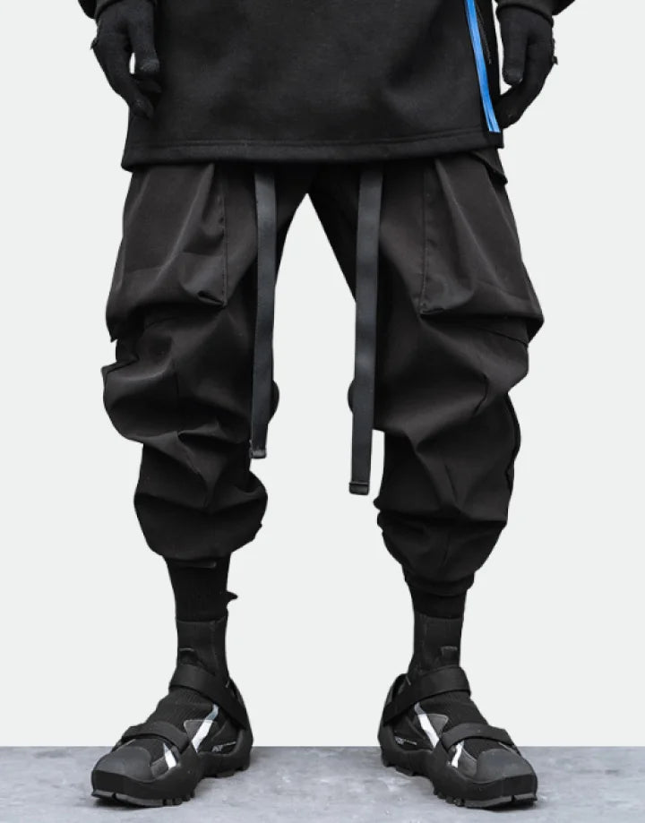 Dark cargo pants