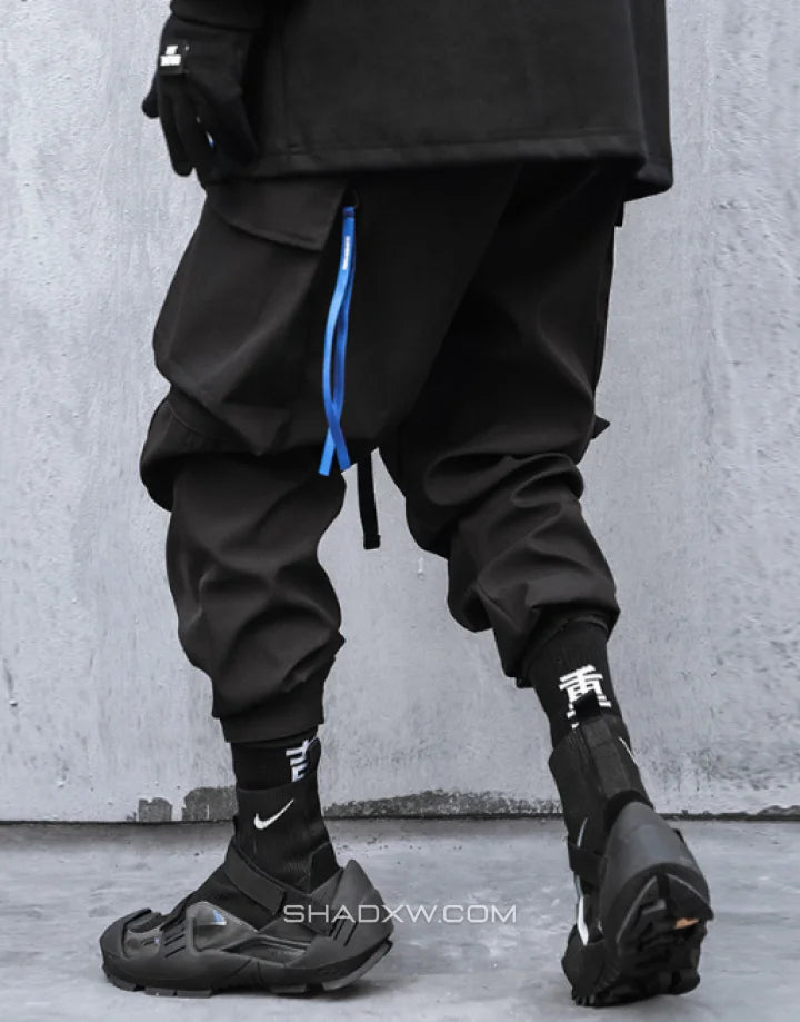 Dark cargo pants