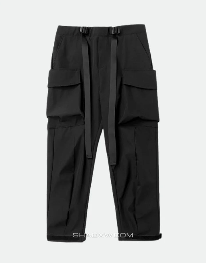 Dark cargo pants