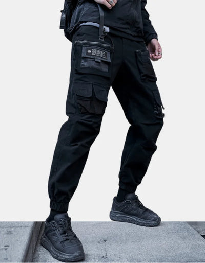 Windbreaker Pants Mens Cargo Pants Hip Hop Techwear Pant Jogger Sweatpants  with Pockets Jogging Punk Skinny Suit Pants, Grey, 3X-Large : :  Clothing, Shoes & Accessories