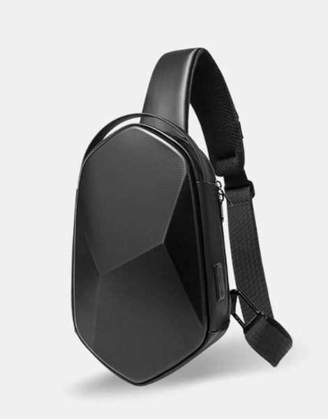 ●BLACKPURPLE● verse Bag_BLACK / unisex futuristic-bag-techwear-