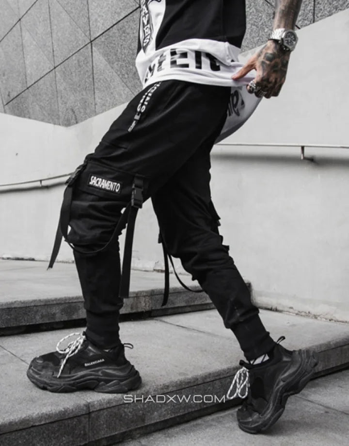 Goth cargo pants