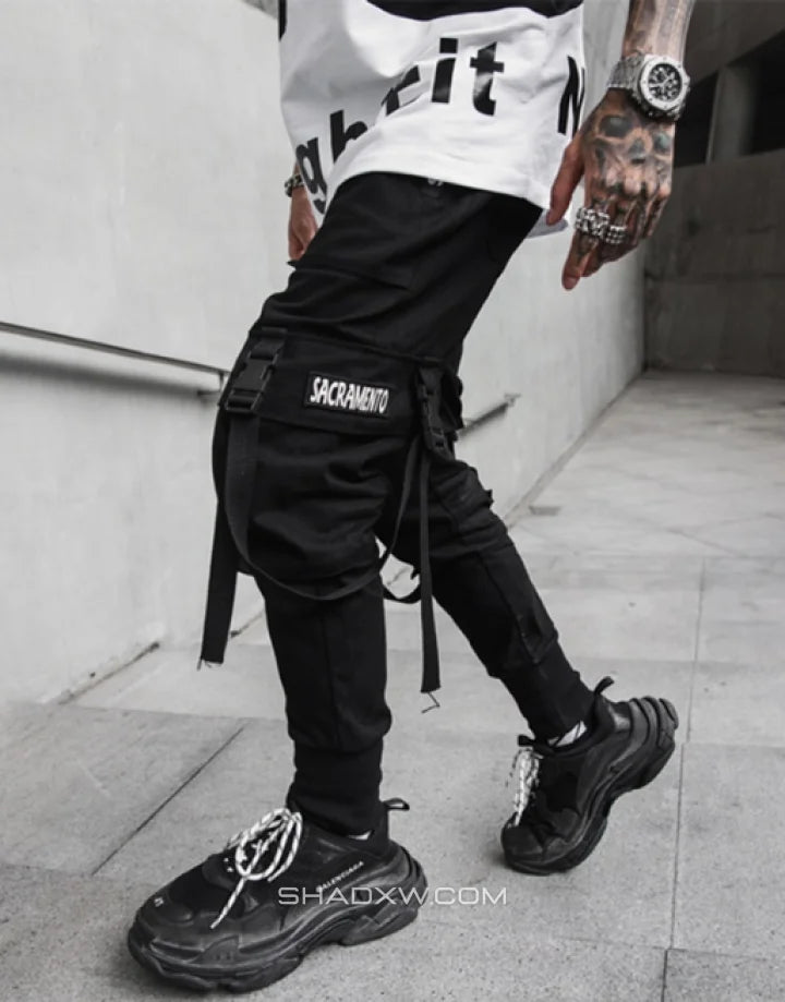 Goth cargo pants