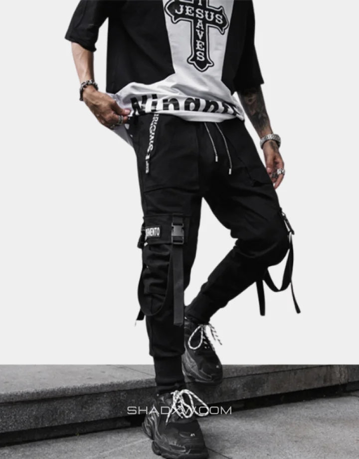 Goth cargo pants