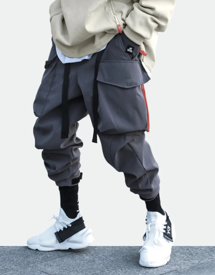 Gray tactical pants | Techwear