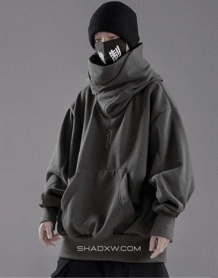 High Collar Hoodie