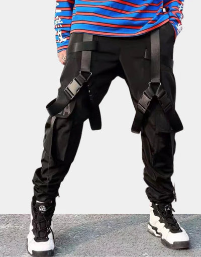 Cargo pants sales with straps