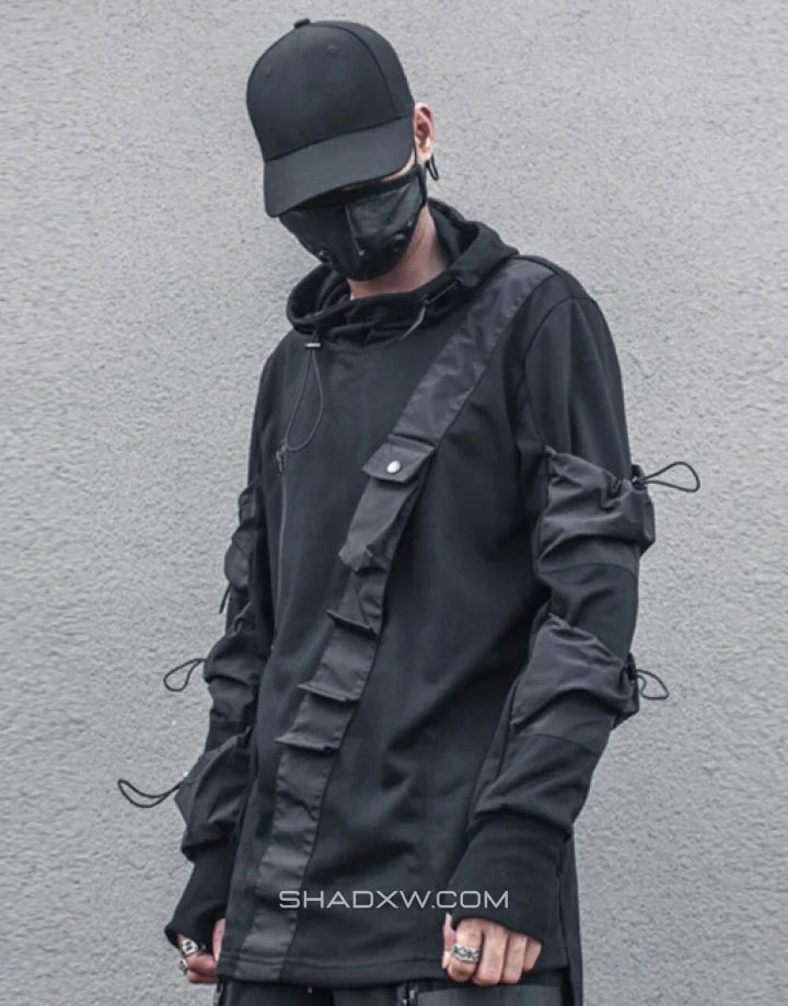 Multi top pocket hoodie