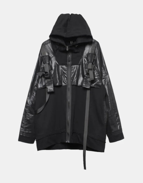 Techwear Leather Jacket | Techwear Techwear Leather Jacket | Techwear