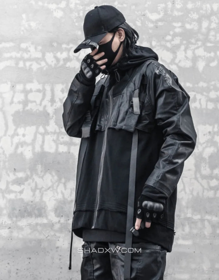 Techwear Leather Jacket