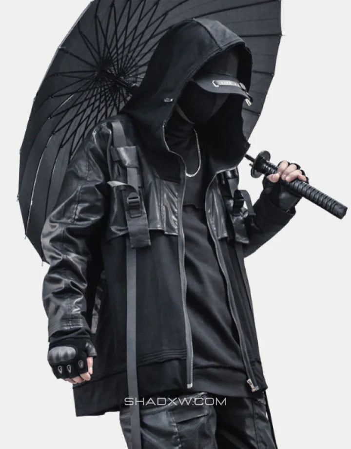 Techwear Leather Jacket