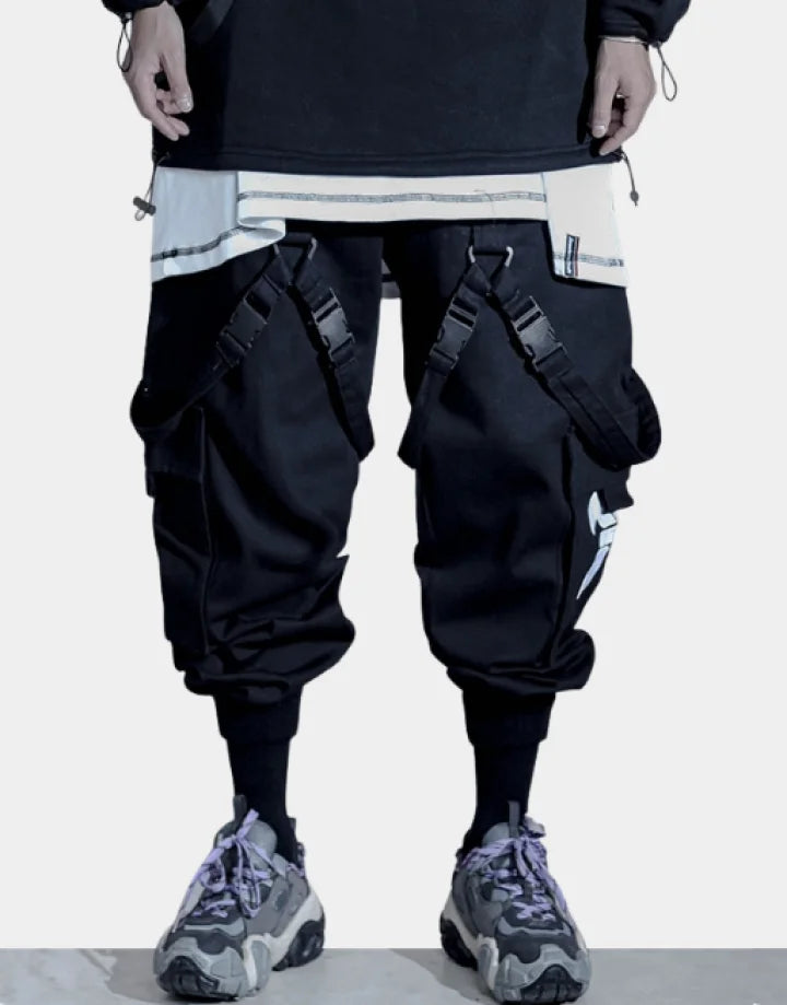 Techwear tapered pants