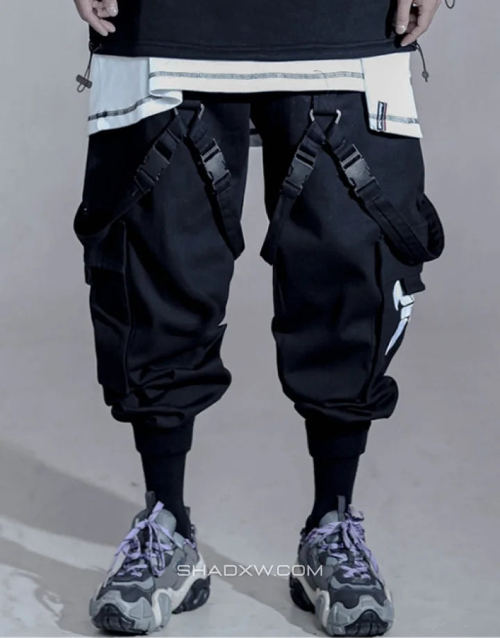 Techwear tapered pants