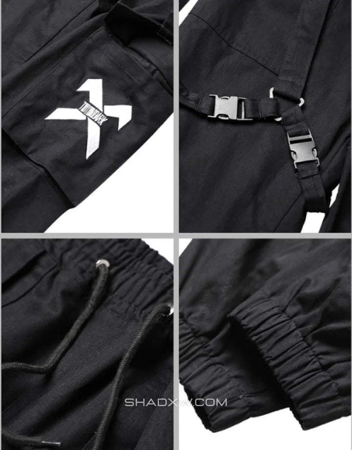 Techwear tapered pants