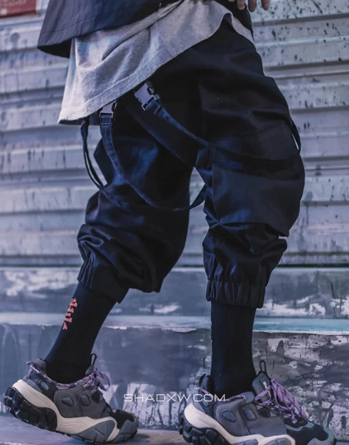 Techwear tapered pants