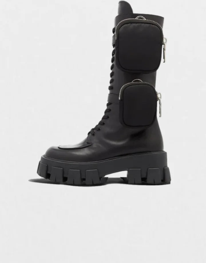 Women Black Tactical Boots | Techwear
